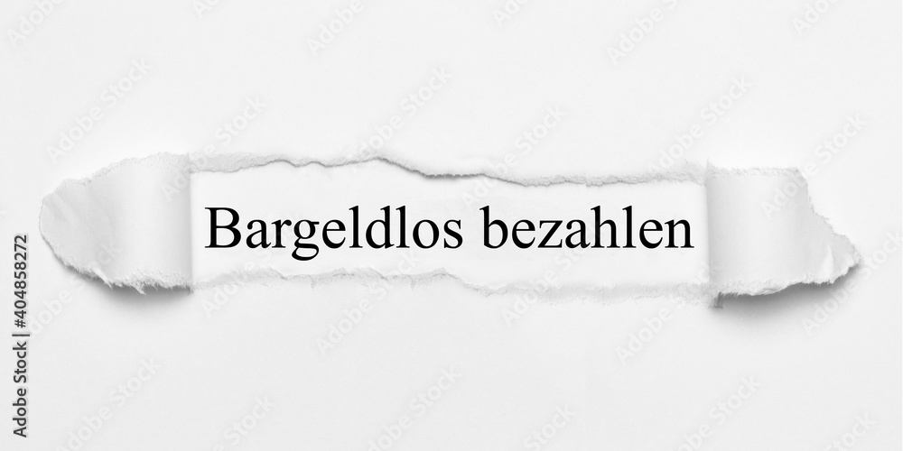 Obraz premium Bargeldlos bezahlen