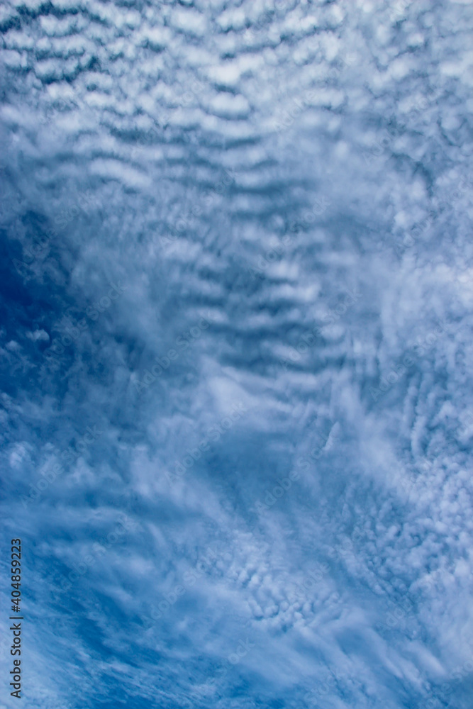 Cloudscape on the blue sky