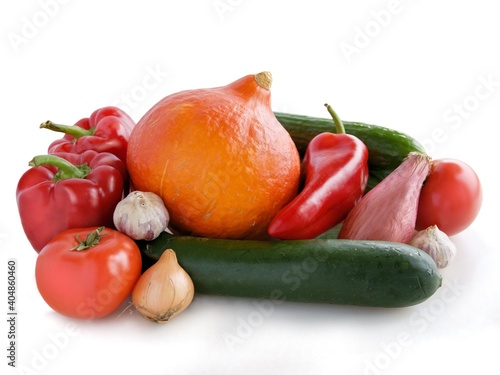 multicolor various vegetables as wholesome vegetarian food