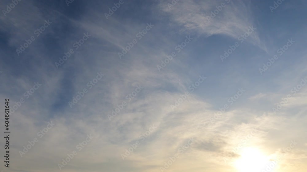 Bright sun light ray n sunbeam flare shining through dramatic golden gray cirrus cloud n beautiful sunny white cumulus cloudscape on Sunrise blue sky background, 4k cinemagraphs b-roll TimeLapse Bright sun light ray n sunbeam flare shining through dramatic golden gray cirrus cloud n beautiful sunny white cumulus cloudscape on Sunrise blue sky background, 4k cinemagraphs b-roll TimeLapse