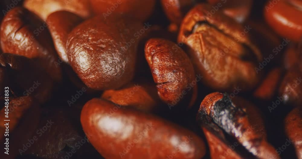 Roasted Coffee Beans, macro of coffee beans Roasted Coffee Beans, macro of coffee beans