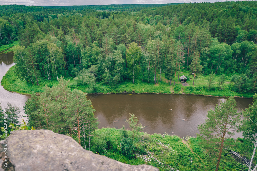 Fototapeta premium lake in the forest