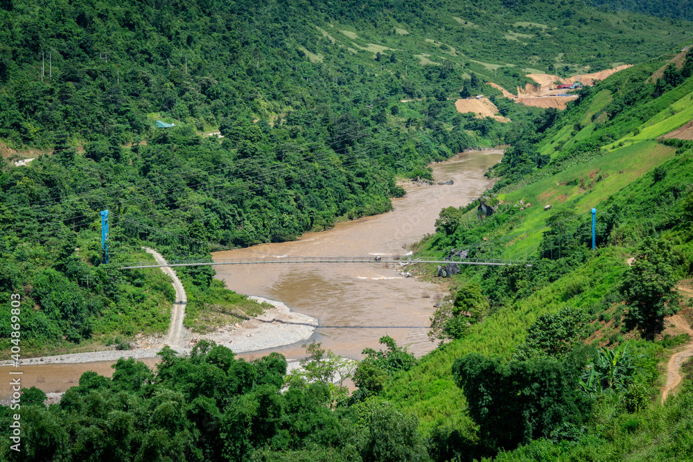 Landscape photo in Tua Chua district, Dien Bien province, Vietnam