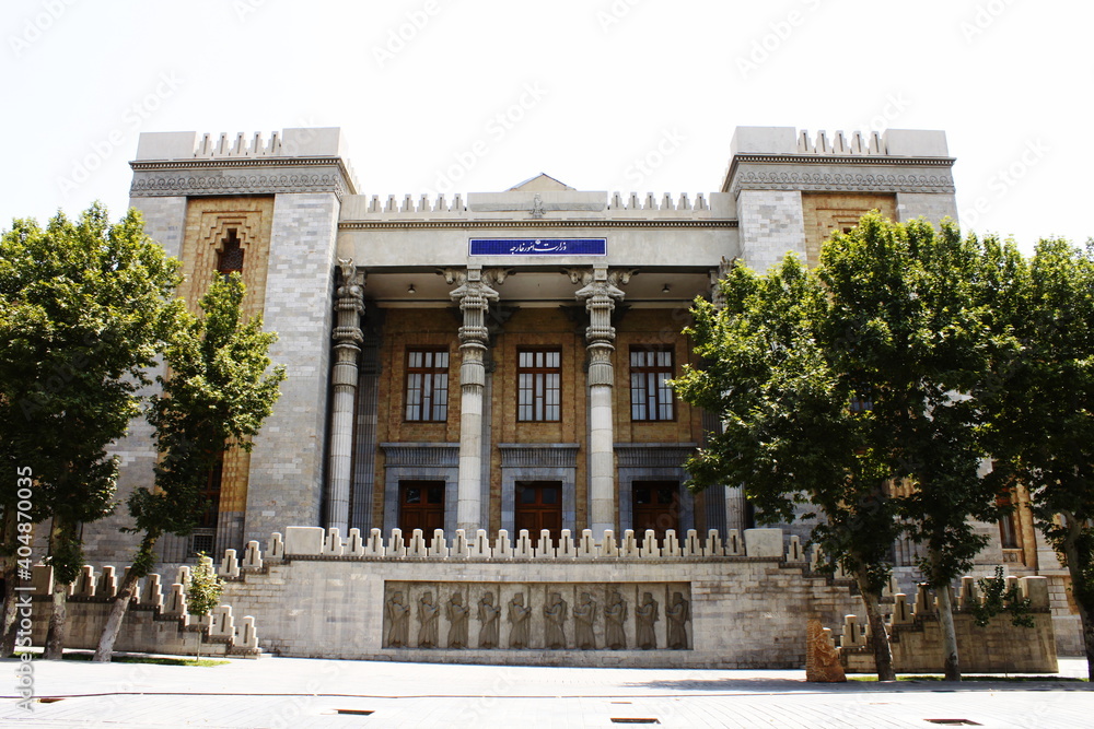 Historical buildings of Tehran capital of Iran