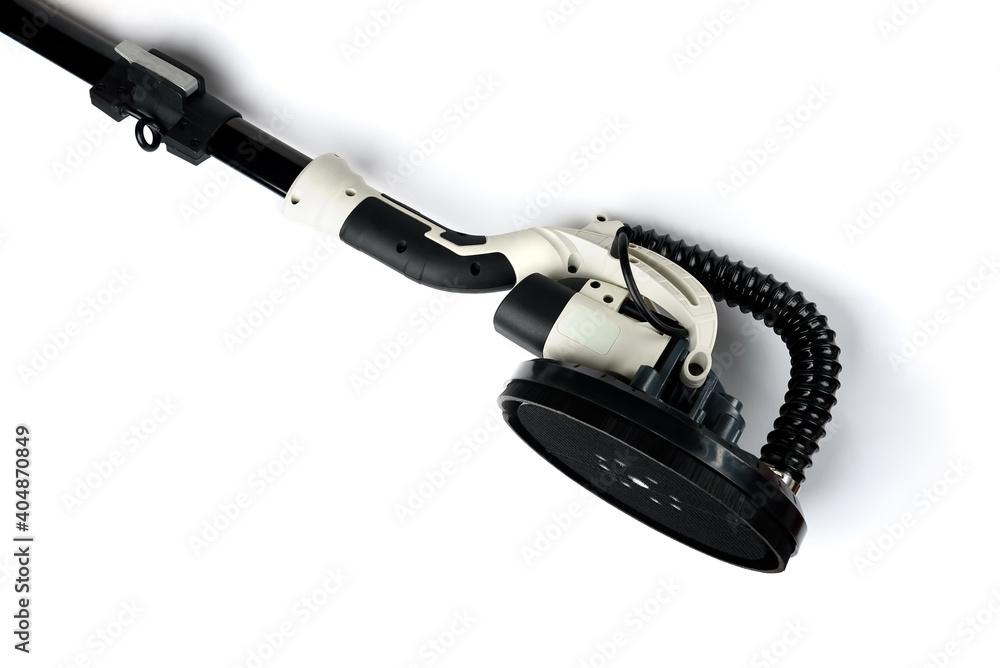 Big polishing machine isolated on white background. Big polishing machine isolated on white background.