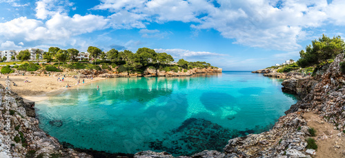 Landscape with amazing bay at Palma Mallorca Island, Spain