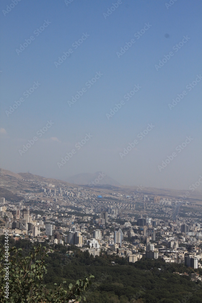 Tehran aerial view