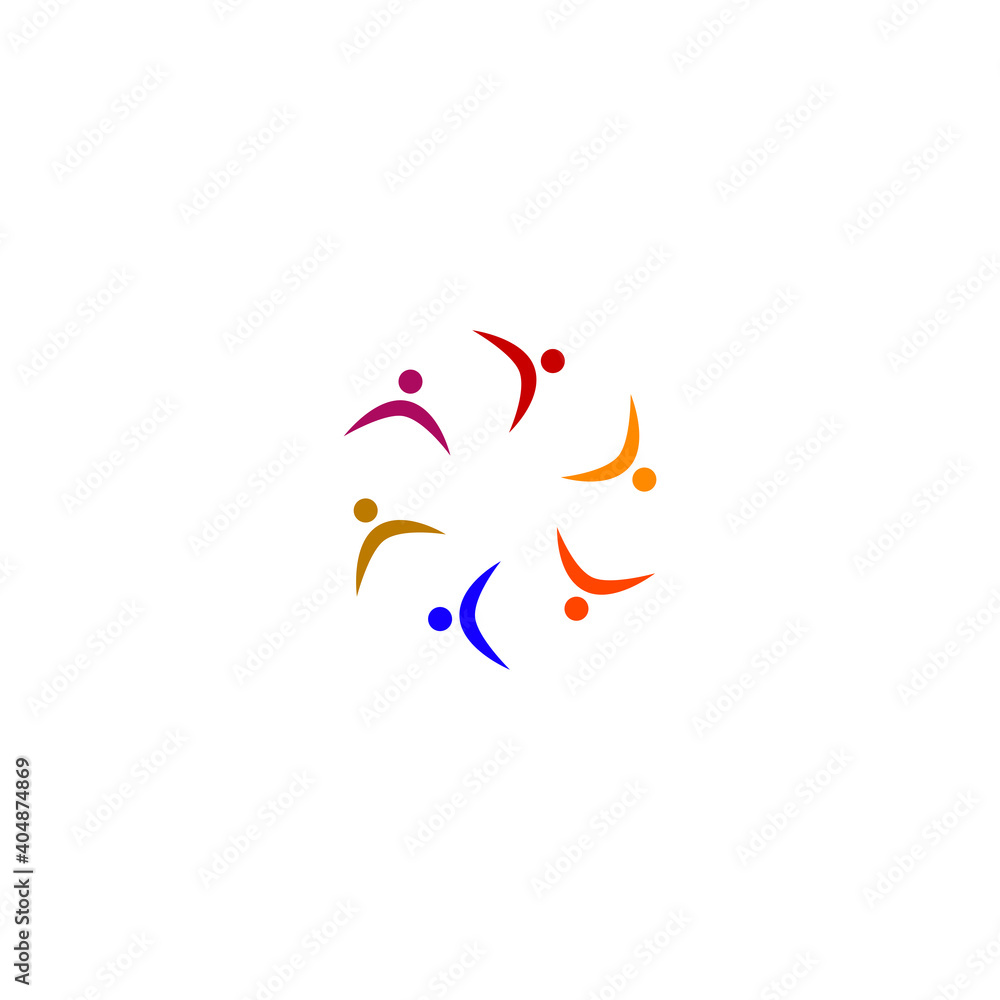 PEOPLE TOGETHER SIGN SYMBOL ARTWORK ISOLATED ON WHITE PEOPLE TOGETHER SIGN SYMBOL ARTWORK ISOLATED ON WHITE