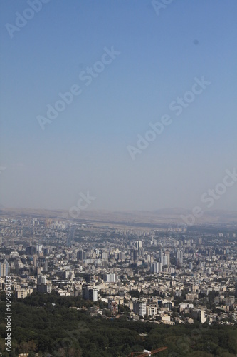 Tehran aerial view