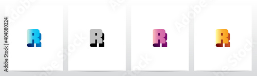 Abstract Book Formed Letter Logo Design R