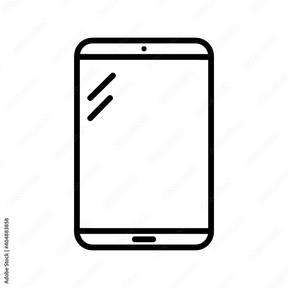 smartphone or mobile device icon. Isolated on white background. Simple flat vector. Eps10 symbol smartphone or mobile device icon. Isolated on white background. Simple flat vector. Eps10 symbol