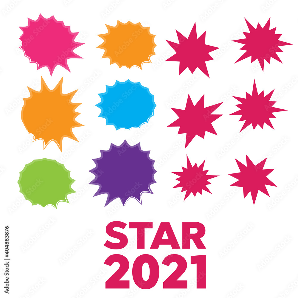 Set of vector starburst, sunburst badges. Starburst isolated icons set Set of vector starburst, sunburst badges. Starburst isolated icons set