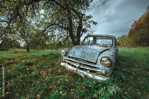 abandoned old car