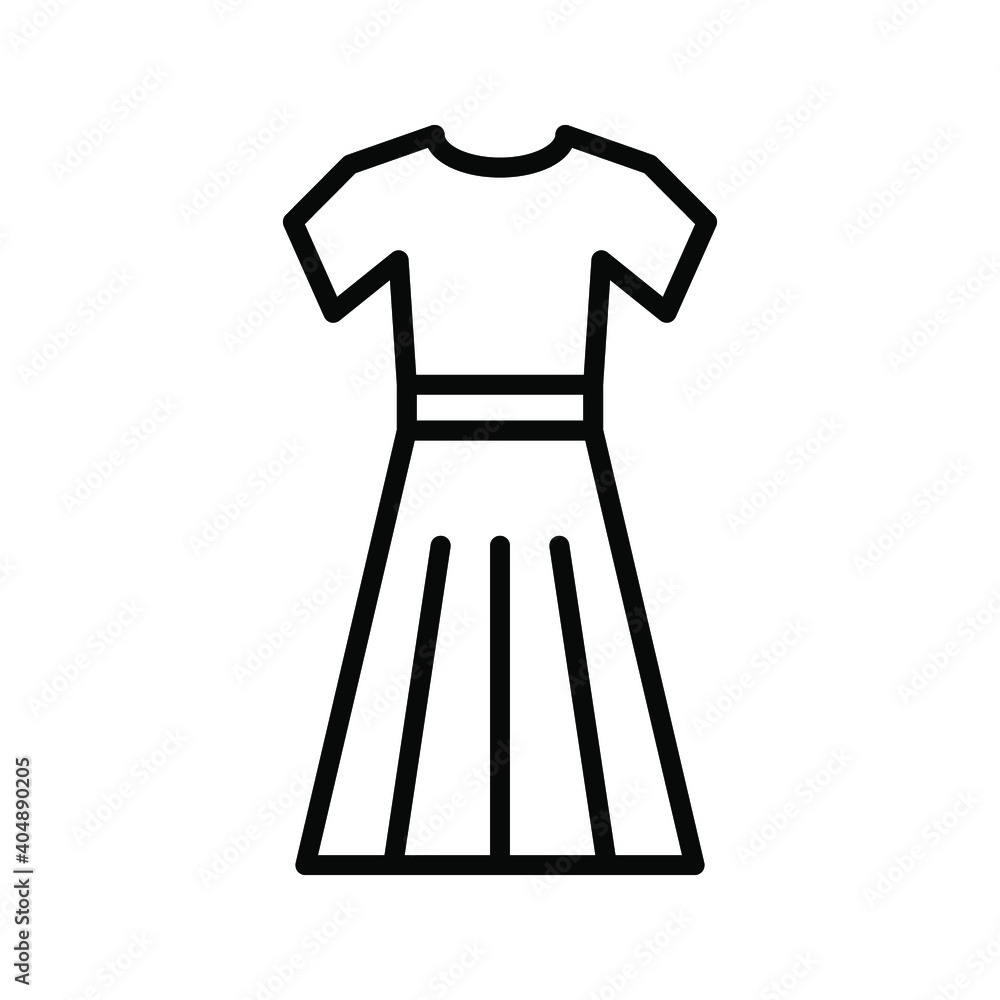 dress icon. Cloth fashion sign, soft dress. vector illustration dress icon. Cloth fashion sign, soft dress. vector illustration