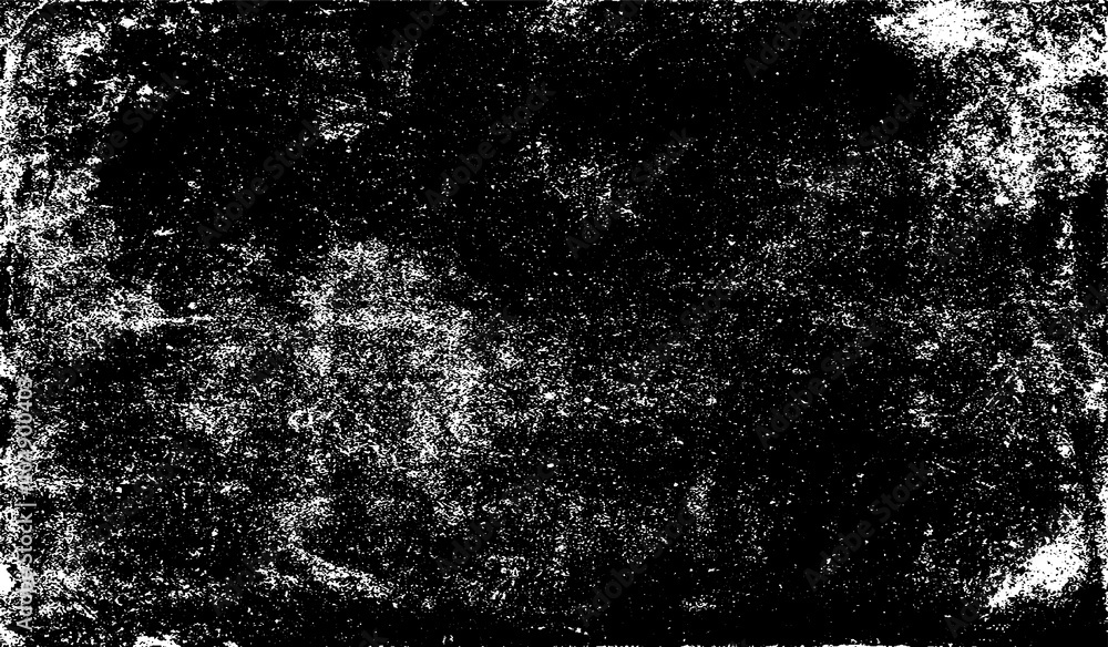 Obraz premium Rough black and white texture vector. Distressed overlay texture. Grunge background. Abstract textured effect. Vector Illustration. Black isolated on white background. EPS10