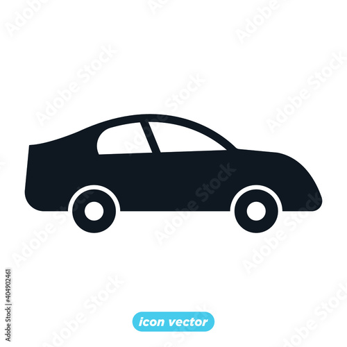 Simple Car icon template color editable. car transportation symbol vector illustration for graphic and web design.