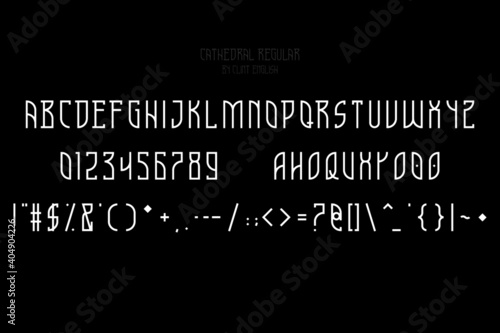 Cathedral Regular Font