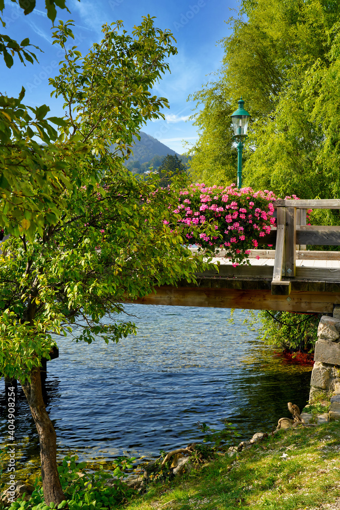 Fototapeta premium Traunsee bei Gmunden, Austria