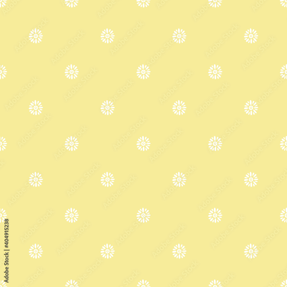 seamless daisy pattern and background vector illustration seamless daisy pattern and background vector illustration