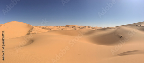 Desert of North Africa Bechar Algeria  sandy Taghit desert