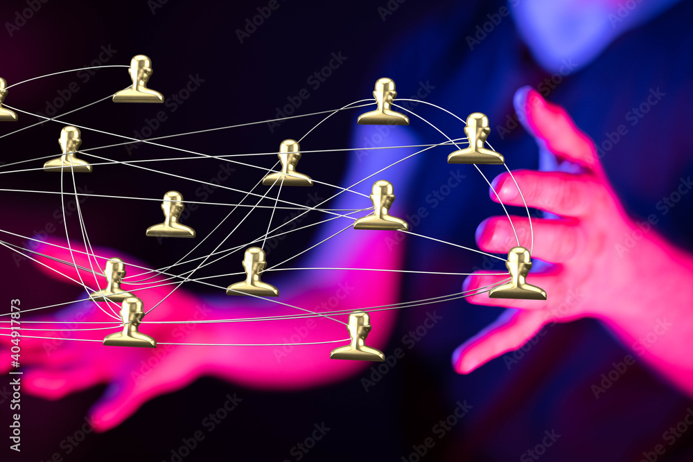 organization chart team concept networking organization chart team concept networking