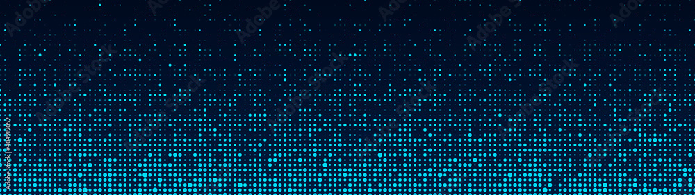 Blue halftone. Pattern. Abstract dotted background. Texture of dots. Retro gradient background. Vector illustration. Blue halftone. Pattern. Abstract dotted background. Texture of dots. Retro gradient background. Vector illustration.