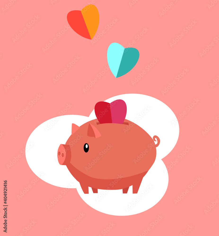Some love is dropping inside piggy bank, a symbol of saving loved ones love and care, save love in your piggy bank, it might be helpful for future. Some love is dropping inside piggy bank, a symbol of saving loved ones love and care, save love in your piggy bank, it might be helpful for future.
