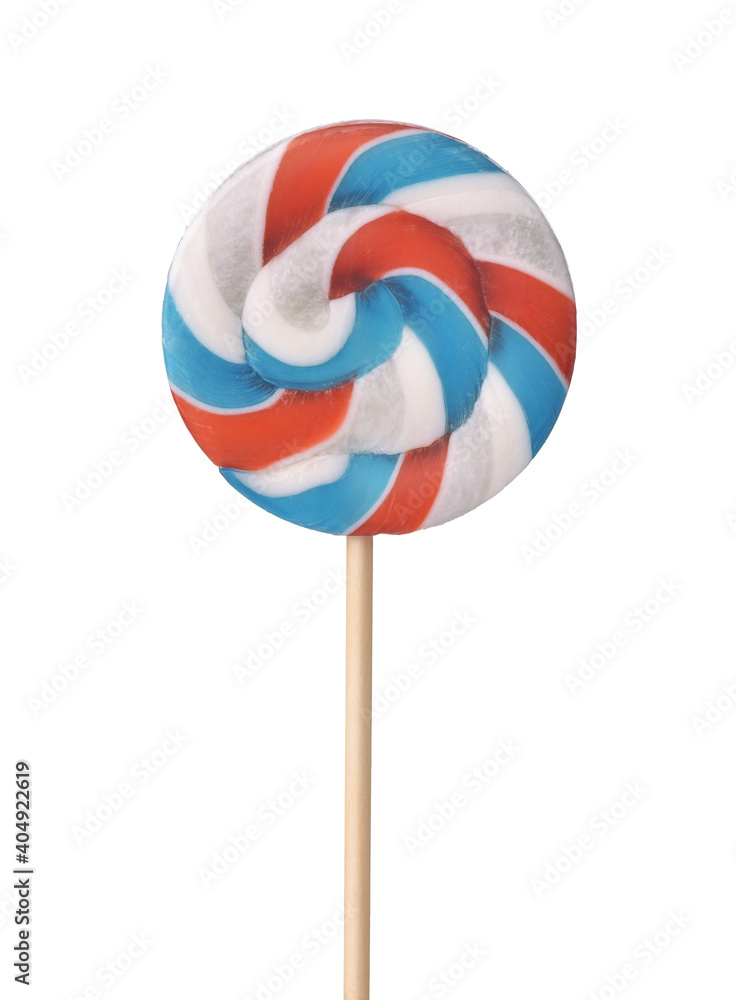 Front view of swirl lollipop Front view of swirl lollipop