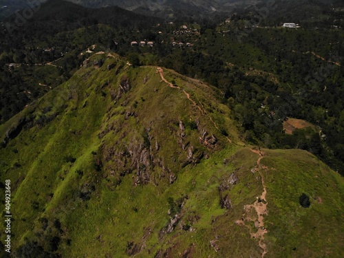 drone shot Little Adam's Peak Sri Lanka photo