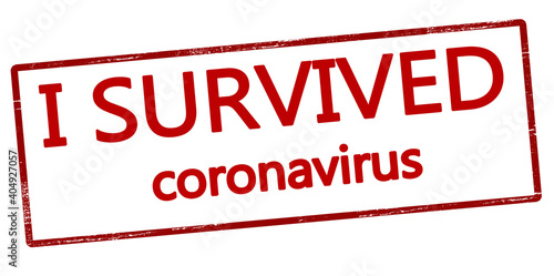 I survived coronavirus