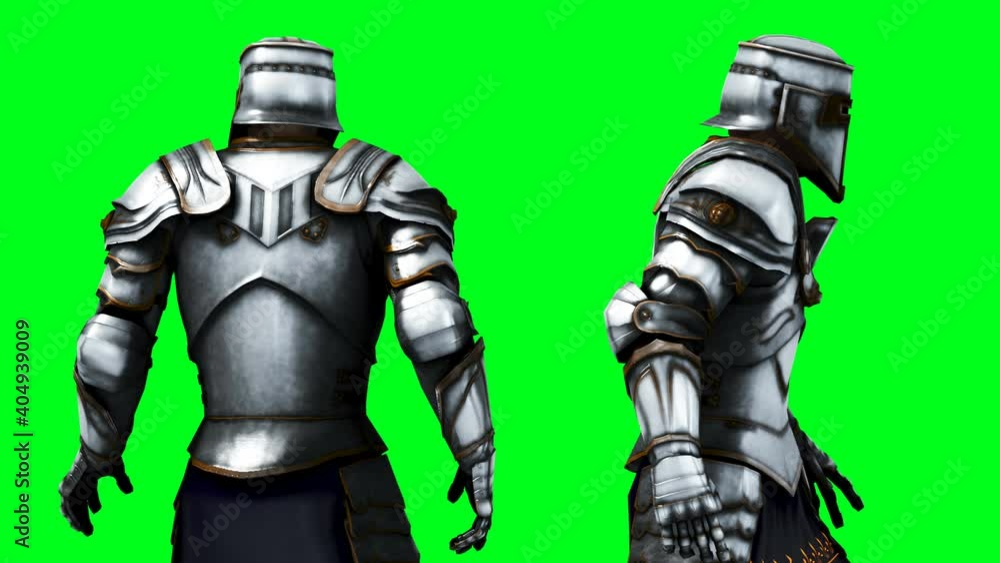 Knight animation. Phisical motion blur. Realistic green screen 4k animation. Green screen Knight animation. Phisical motion blur. Realistic green screen 4k animation. Green screen