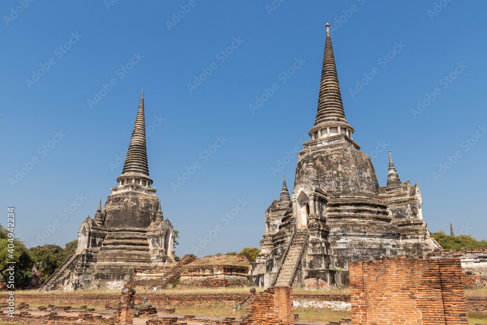 Wat Phra Si Sanphet à Ayutthaya, Thaïlande Wat Phra Si Sanphet à Ayutthaya, Thaïlande