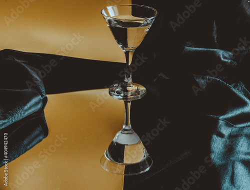 glass of champagne, drink, wine