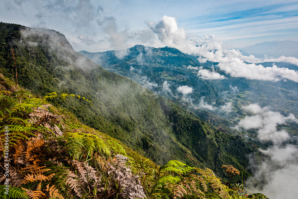 Fototapeta premium Mountains and Clouds of Colombia