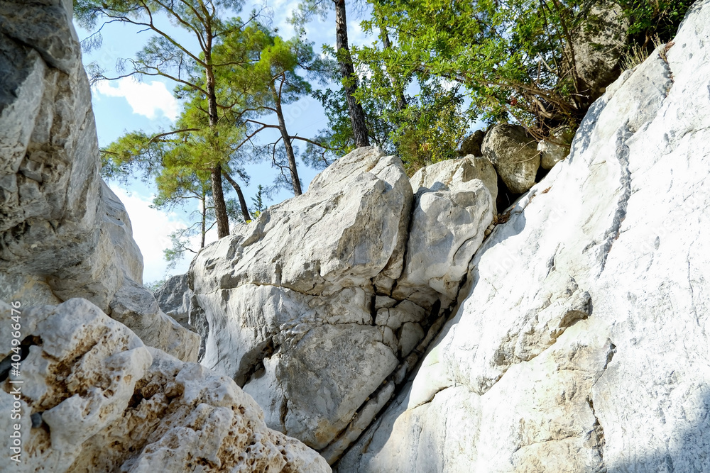 goynuk canyon in turkey, beautiful nature near the city of kemer.