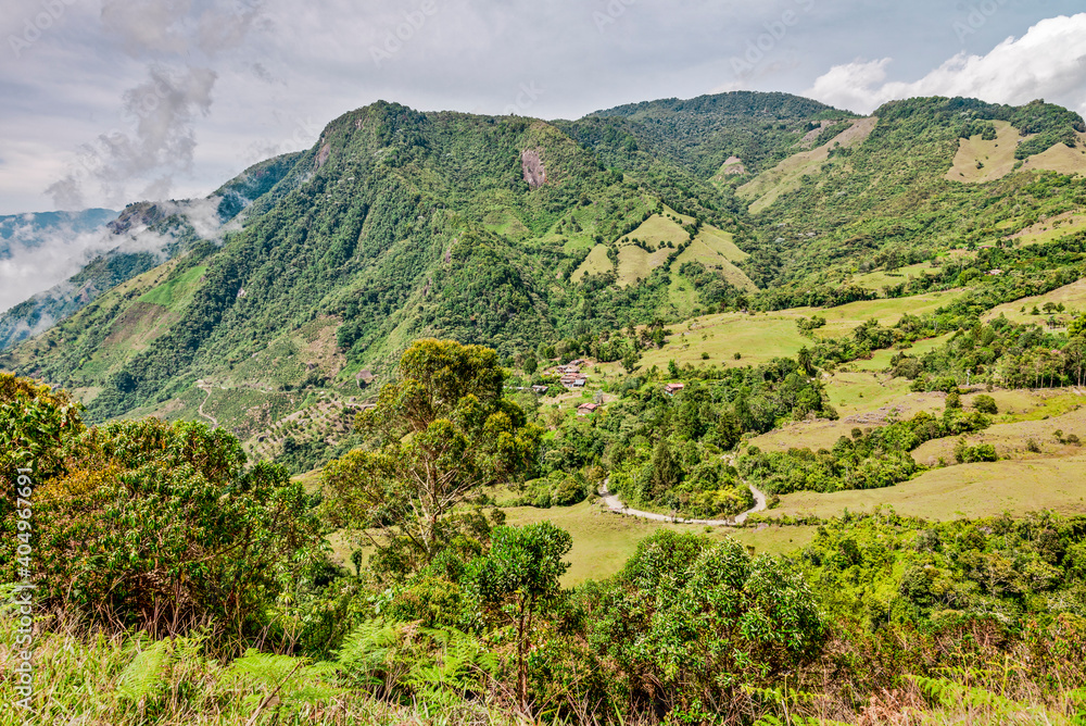 Green Mountain in Antioquia, Colombia