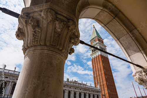 イタリア ヴェネツィアのサン・マルコの鐘楼 