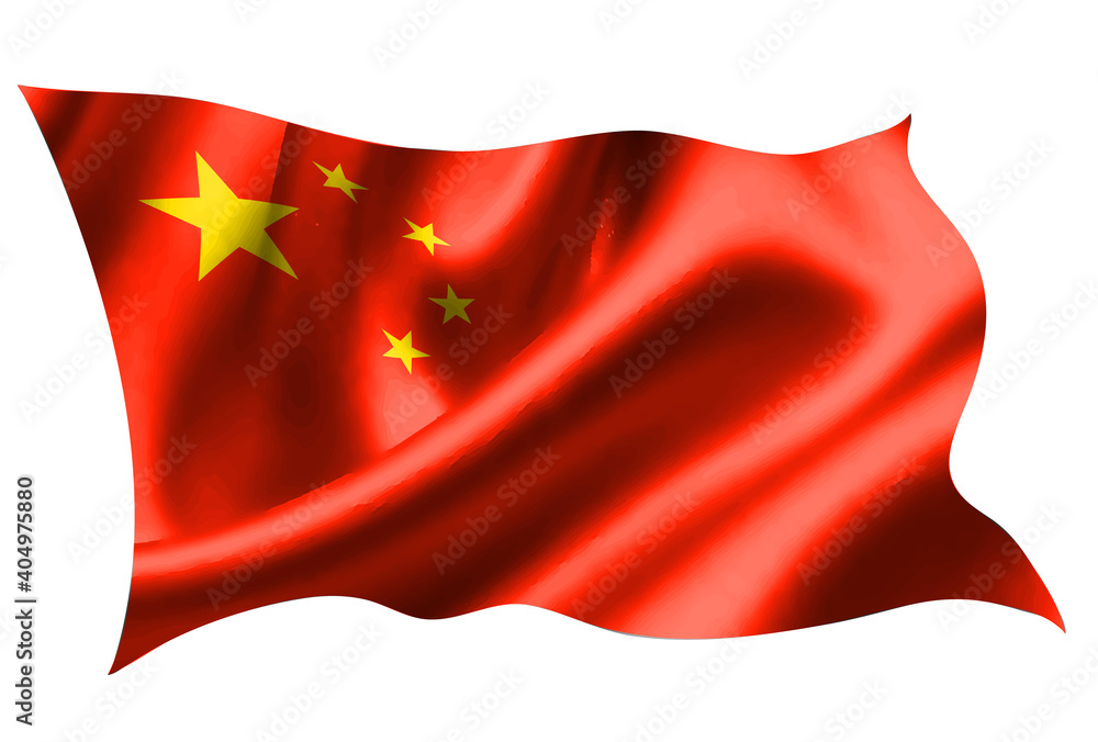 中国 国旗 シルク アイコン 中国 国旗 シルク アイコン