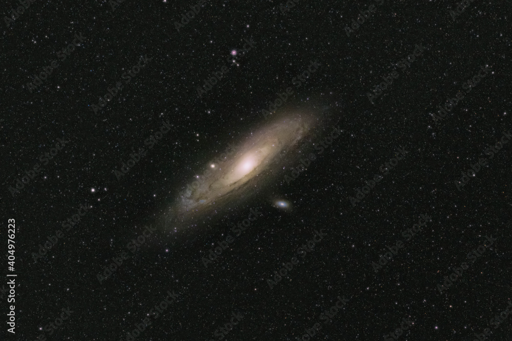 Andromeda Galaxy in natural colors Andromeda Galaxy in natural colors