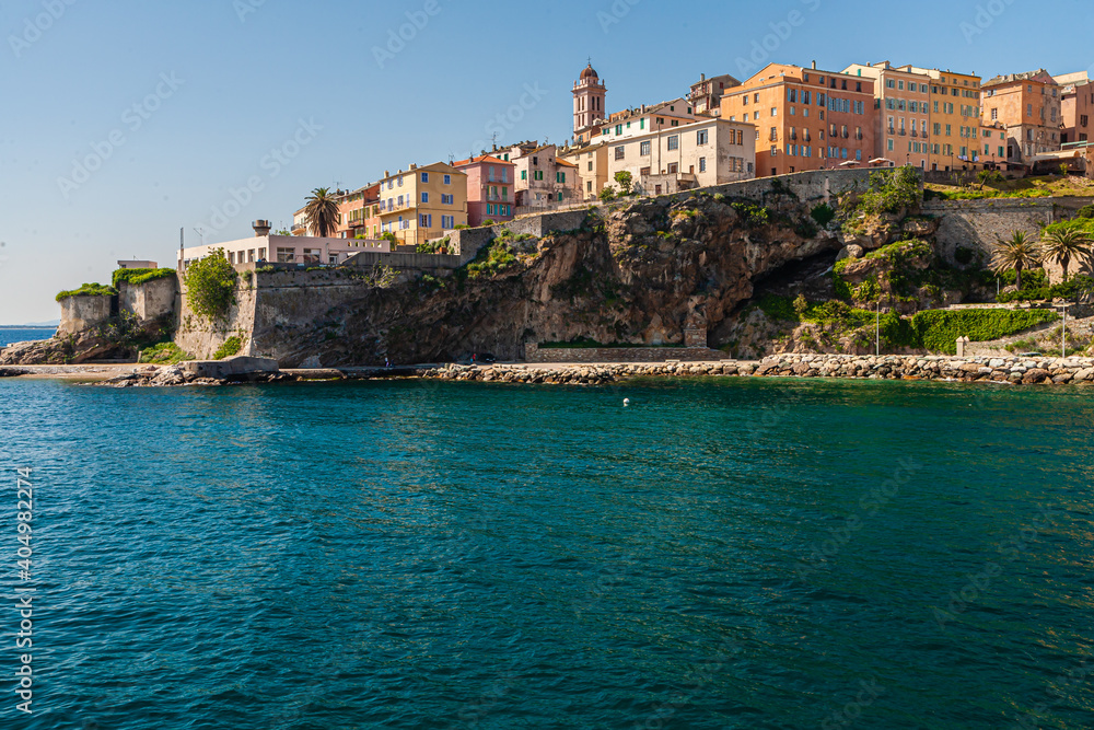 Bastia city on Corsica