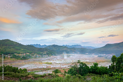 Scenery taken in Tua Chua district, Dien Bien province, Vietnam