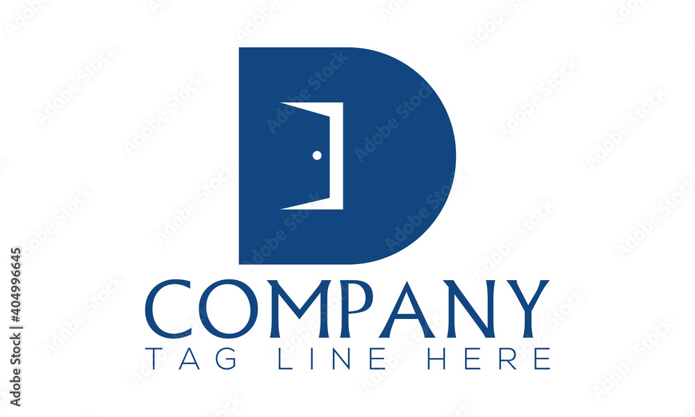 Initial letter D logo vector design template Initial letter D logo vector design template
