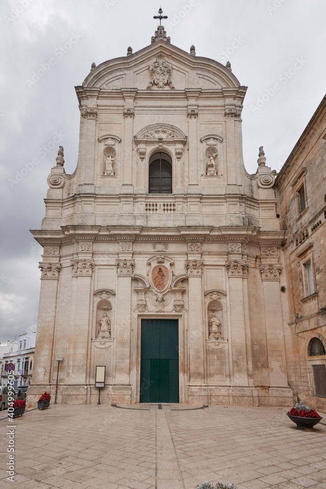 Church of the Carmel (Chiesa Madonna del Carmine) At Martina Franca Puglia Apulia Italy
