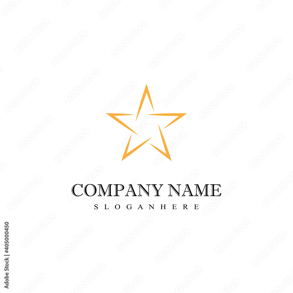 Star icon Template vector illustration design Star icon Template vector illustration design