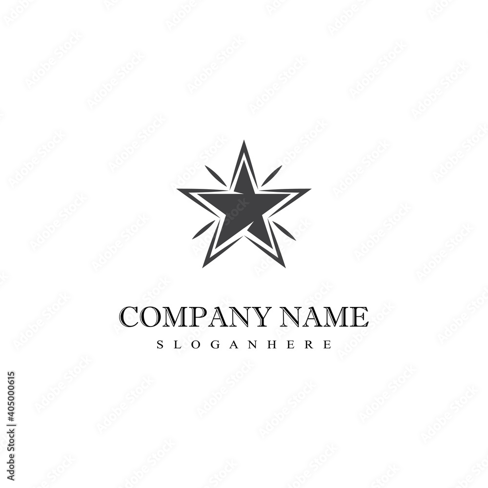 Star icon Template vector illustration design Star icon Template vector illustration design
