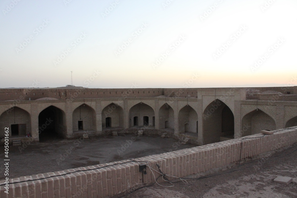 Caravanserai in Iran desert