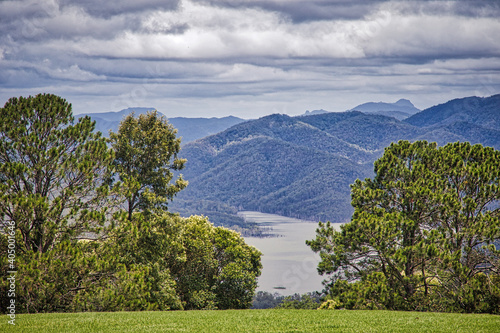 Scenes from Lower Beechmont,  and the Hinz Dam and Advancetown Lake, Queensland, Australia.