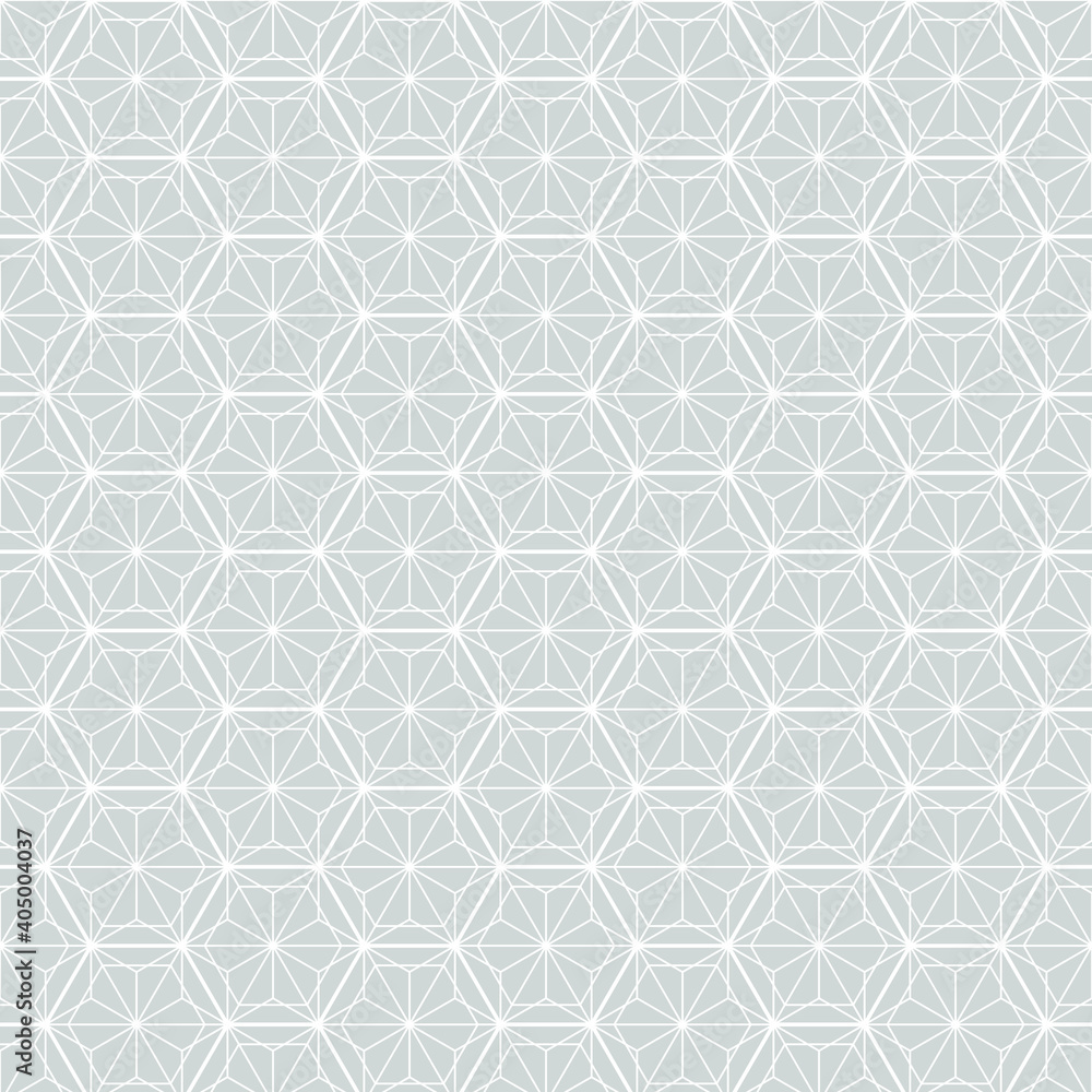 Fototapeta premium Hexagon art deco pattern background.