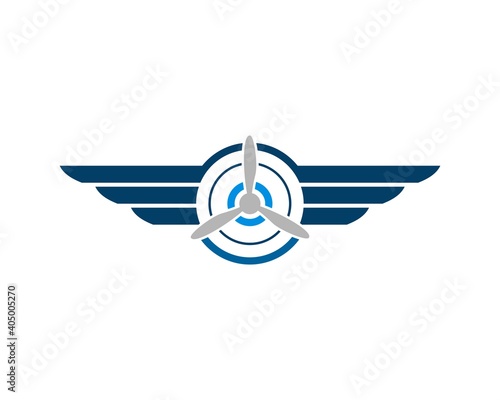 Plane propeller with luxury wings
