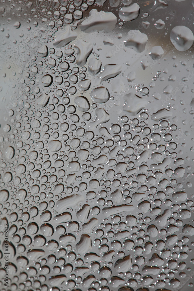 Water drops in transparent bottle close up modern background high quality prints Water drops in transparent bottle close up modern background high quality prints